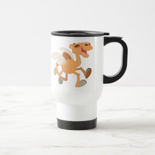 Niedliche Cartoon Winged-Camel-Tasse Reisebecher (Rechts)