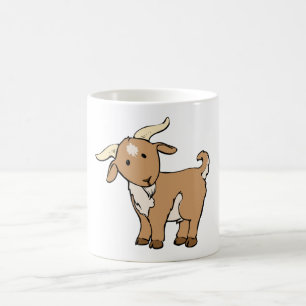 Niedliche Cartoon-Ziege Kaffeetasse
