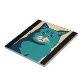NIEDLICHE CAT ART Keramik Tiles Fliese (Seite)