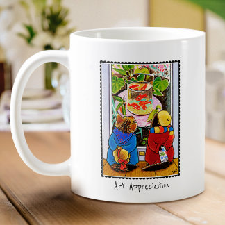 Niedliche Cat Art Liebhaber von benutzerdefinierte Kaffeetasse