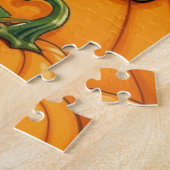 Niedliche Cat Autumn Pumpkin Collection Puzzle (Seite)