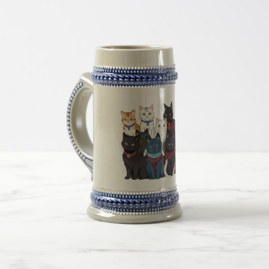 NIEDLICHE CAT BIERGLAS (Vorderseite Links)