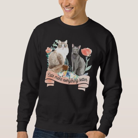 Niedliche Cat Ca Cat Cat T-Shirts Katze (Vorderseite)