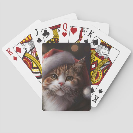 NIEDLICHE CAT-CHRISTMAS SPIELKARTEN (Rückseite)
