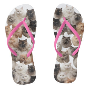 Niedliche Cat Faces Stilvoller Sommer Badesandalen