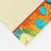 NIEDLICHE CAT | FARBSCHÄTZE EINER KATZE FLEECEDECKE (Ecke)