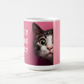 Niedliche Cat-Flüchtige Blick Kaffeetasse (Mittel)