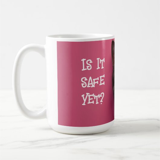 Niedliche Cat-Flüchtige Blick Kaffeetasse (Links)