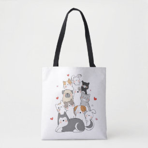 NIEDLICHE CAT-GRUPPE   KATZE LOVERS DESIGN KAUFEN  TASCHE