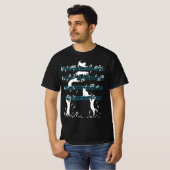 Niedliche Cat Kitty Playing Musiknote T-Shirt (Vorne ganz)