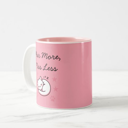 Niedliche Cat Lover Tasse (Vorderseite Links)