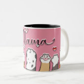 Niedliche Cat Mama Geschenke Tasse (VorderseiteRechts)
