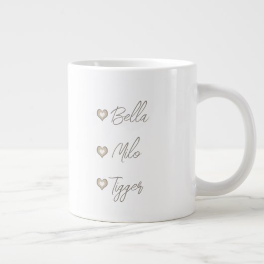 Niedliche Cat Mama Personalisiert Kaffee Tasse (Rechts)