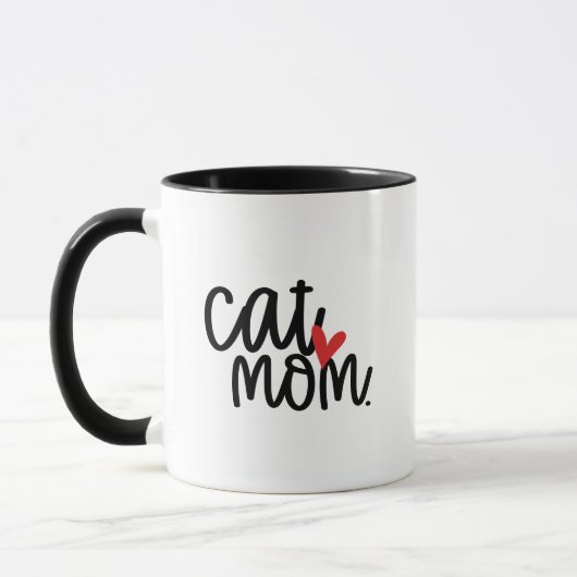 Niedliche Cat-Mama Tasse (Links)