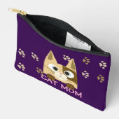 Niedliche "Cat Mama" Zubehörtasche (Offen)