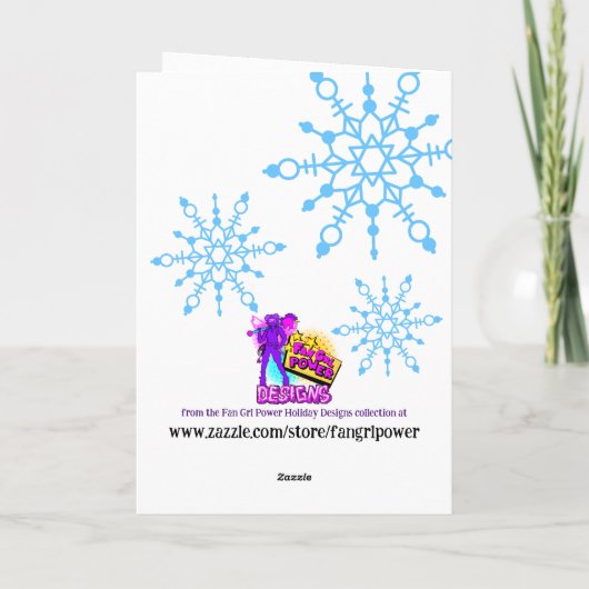 Niedliche Cat Menorah "Lass's Get Lit" Hanukkah Ca Dankeskarte (Rückseite)