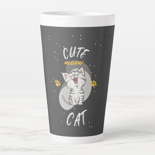 NIEDLICHE CAT MILCHTASSE (Vorderseite)