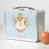 Niedliche Cat Mit Monogramm Lunch Box (Beispiel)