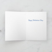 Niedliche Cat Mouse Paris Valentine Liebe Karte (Innenseite)