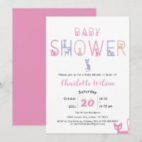 Niedliche Cat Pastel Colour Baby Dusche