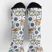 Niedliche Cat Pattern Socken - Adortable Feline De (Oben)