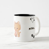 Niedliche Cat Paws Kaffee Tasse - Sip in Style! (VorderseiteRechts)