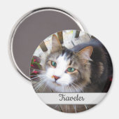 Niedliche Cat Pet Liebhaber Erstellen Sie Ihre eig Magnet (Vorderseite/Rückseite)