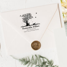 Niedliche Cat-Rücksendeadresse