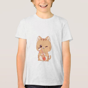 NIEDLICHE CAT STUDENT-KATZKATZLOVERE - DESIGN Tri-Blend SHIRT