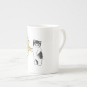 Niedliche Cat Tasse Kaffee Tasse (Vorderseite Rechts)