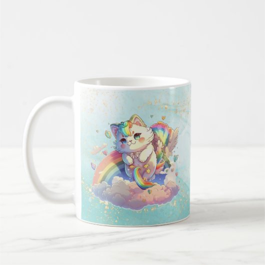 Niedliche Cat-Tasse Kaffeetasse (Links)