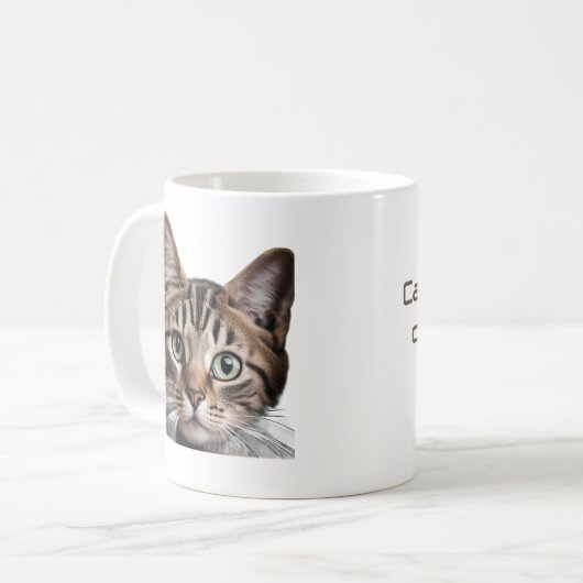 Niedliche Cat-Tasse Kaffeetasse (Vorderseite Links)