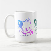 Niedliche Cat-Tasse Kaffeetasse (Links)