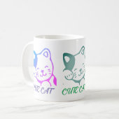 Niedliche Cat-Tasse Kaffeetasse (Vorderseite Links)