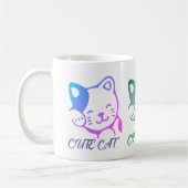Niedliche Cat-Tasse Kaffeetasse (Links)