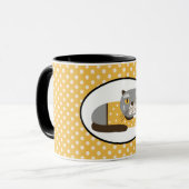 Niedliche Cat-Tasse Tasse (Vorderseite Links)
