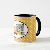 Niedliche Cat-Tasse Tasse (VorderseiteRechts)