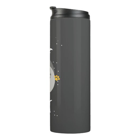 NIEDLICHE CAT THERMOSBECHER (Nach rechts gedreht)