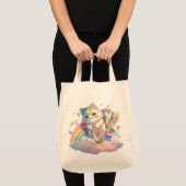 Niedliche Cat Tote Bag Tragetasche (Vorderseite (Produkt))