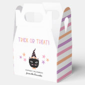Niedliche Cat Witz Pastel Halloween Name Trick Lec Geschenkschachtel (Geöffnet)