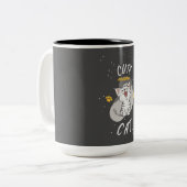 NIEDLICHE CAT ZWEIFARBIGE TASSE (Vorderseite Links)