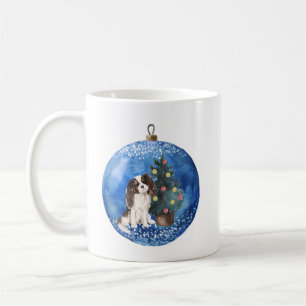 Niedliche Cavalier König Charles Spaniel Weihnacht Kaffeetasse