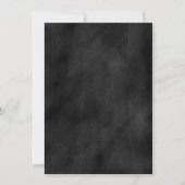 Niedliche Chalkboard Backbäder Brause Einladung (Rückseite)