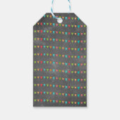 Niedliche Chalkboard Bunting Fahne Danke, Geburtst Geschenkanhänger (Rückseite)