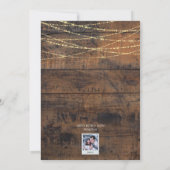 Niedliche Challah Days 1-Foto Holiday Hanukka Card (Rückseite)