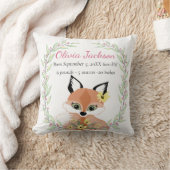 Niedliche Chanterelle personalisiert, Save the Dat Kissen (Decke)