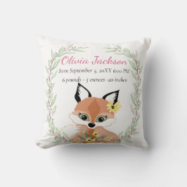 Niedliche Chanterelle personalisiert, Save the Dat Kissen