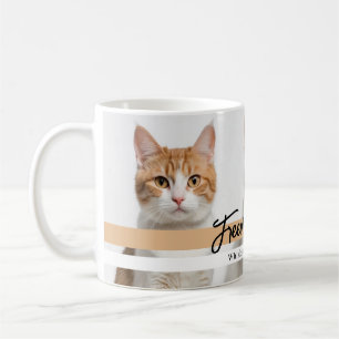 Niedliche Chat-Foto-Familie Kaffeetasse