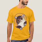 Niedliche Chat-Suche T-Shirt (Vorderseite)