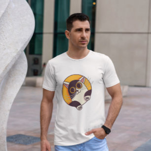 Niedliche Chat-Suche T-Shirt